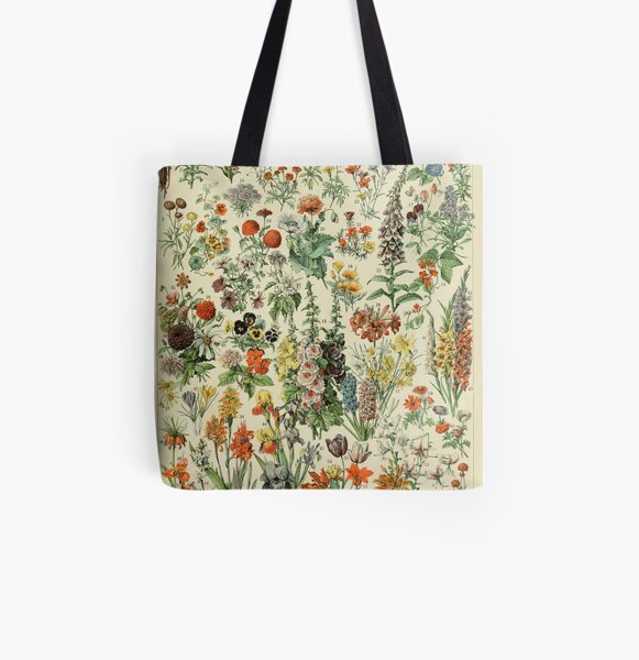 Vintage flowers All Over Print Tote Bag