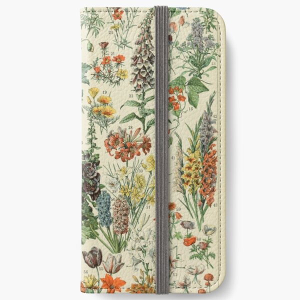 Vintage flowers iPhone Wallet