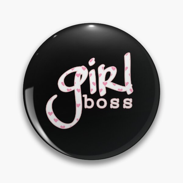 Item preview, girl boss - girl power - hearts - Boo-da-chay designed and sold by Boo-da-chay.