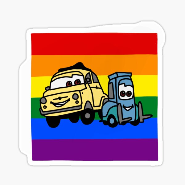 "gay luigi and guido" Sticker for Sale by smudgythoughts Redbubble