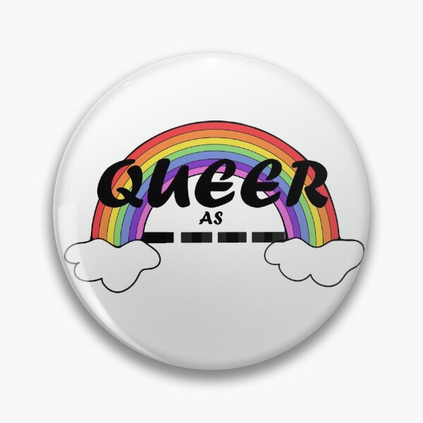 Item preview, Queer as (redacted)  designed and sold by A Cryptids Creations.