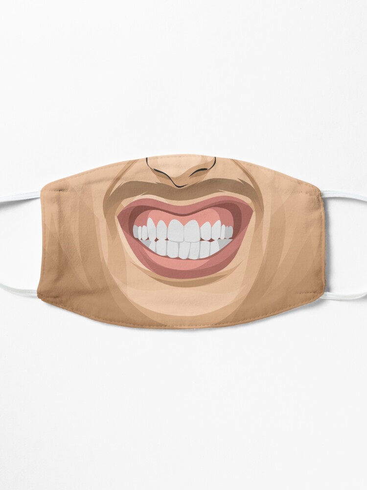 Masque ''Masque de sourire gagnant' : autre vue