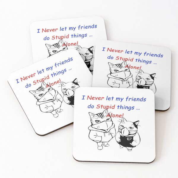 Item preview, i naver let my friend do stupid things alone t-shirt designed and sold by thailetters.