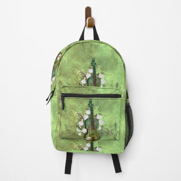 Item preview, Wonderful elegant violin with flowers, clef and key notes designed and sold by nicky2342.
