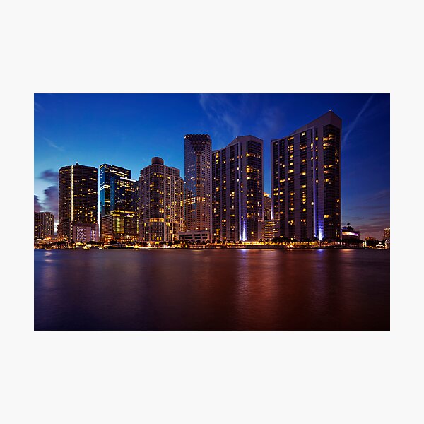 Item preview, Miami Skyline designed and sold by DDMITR.