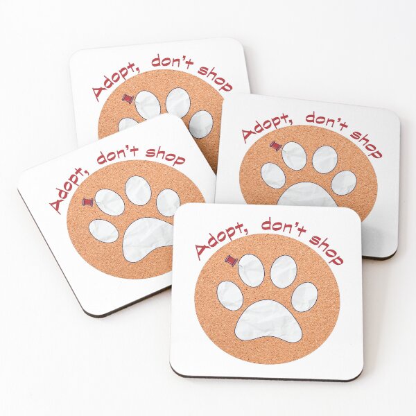 Item preview, Adopt, don't shop! - Cork Board designed and sold by Peyton Azar.