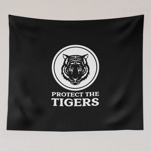 Item preview, Face of Tiger Protect the Tigers designed and sold by quoteology.