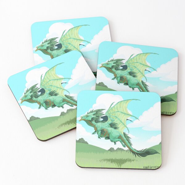 Item preview, Flying dragon  designed and sold by kbbutcherart.