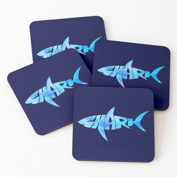 Item preview, Shark Watercolor Galaxy Word Design designed and sold by DigitalPie.