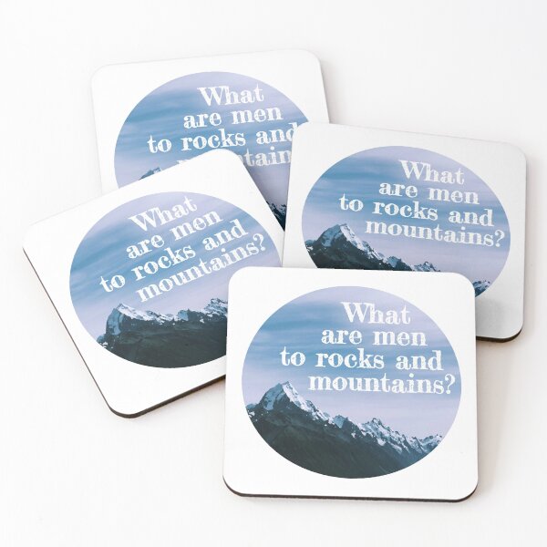 Item preview, What are men to rocks and mountains? Pride and Prejudice quote designed and sold by introvertcafe.