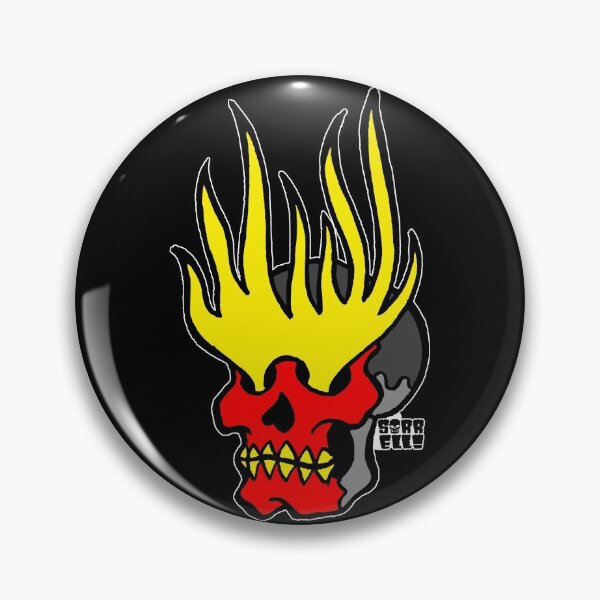 Item preview, Flaming Eyes Skull designed and sold by Jason Sorrell.