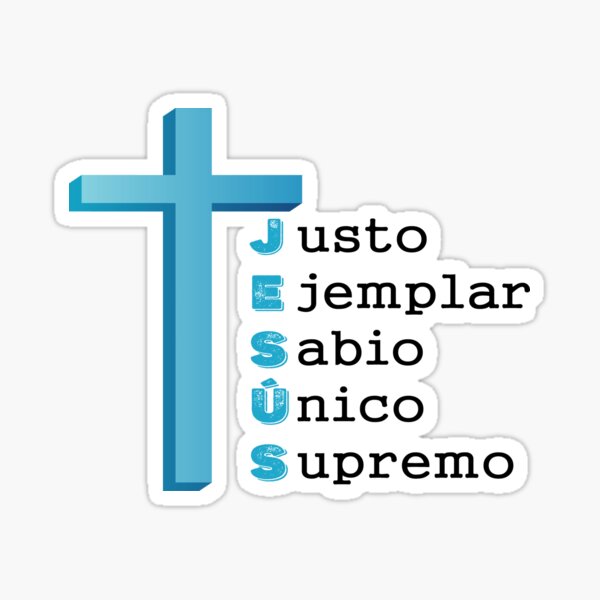 supreme jesus sticker