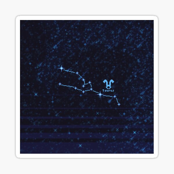 Zodiac Constellation Taurus Sticker