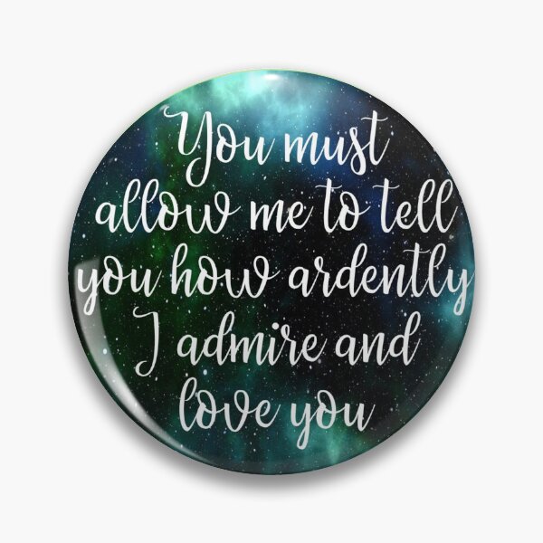 Item preview, how ardently I admire and love you - Pride and Prejudice Darcy's proposal designed and sold by introvertcafe.