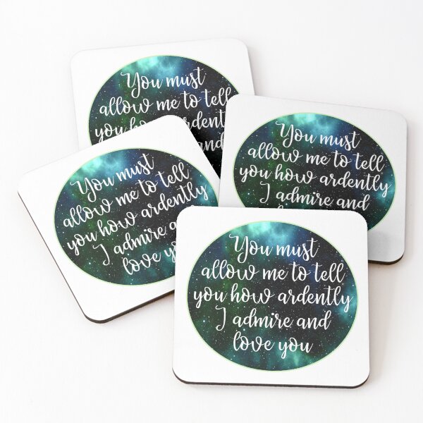 Item preview, how ardently I admire and love you - Pride and Prejudice Darcy's proposal designed and sold by introvertcafe.
