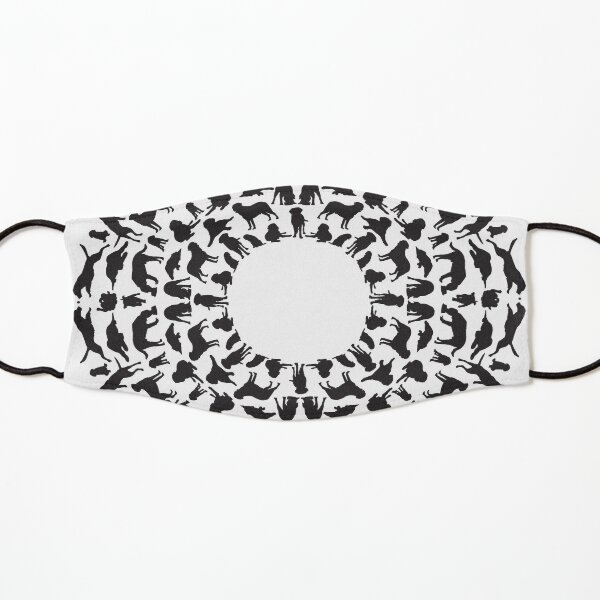 puppy mandala labrador Kids Mask