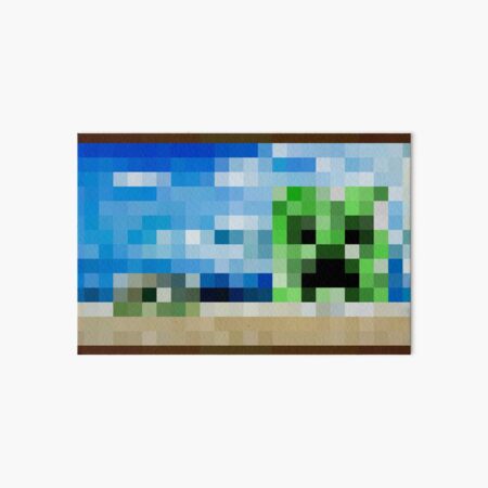 Creebet - Minecraft Painting Art Board Print