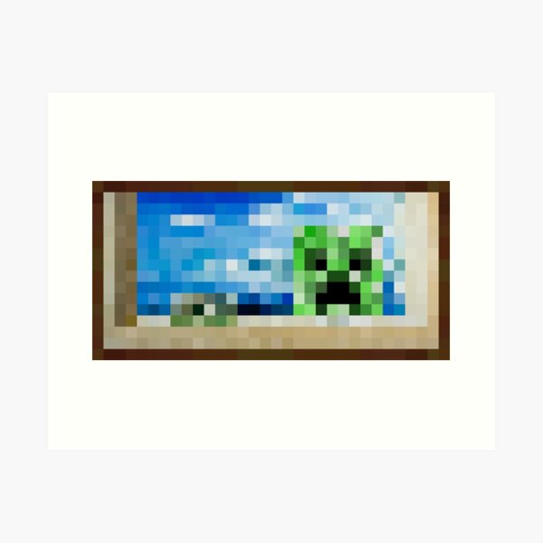 Creebet - Minecraft-Malerei Kunstdruck