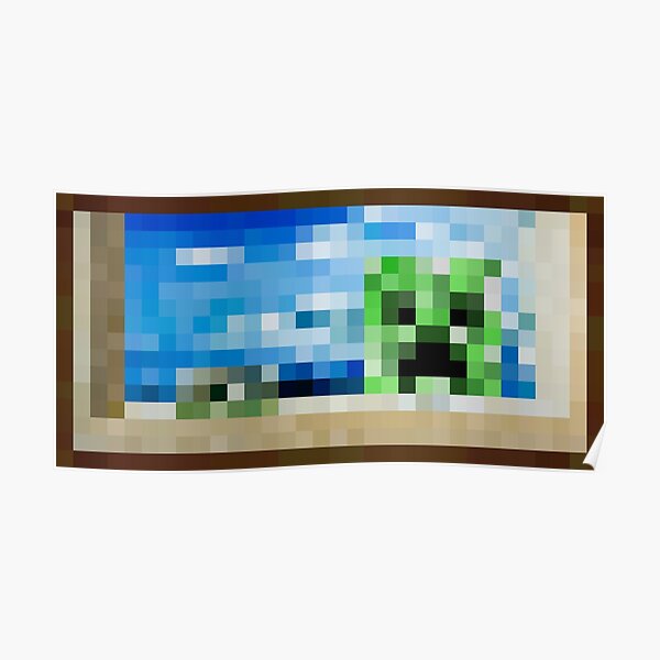 Creebet - Peinture Minecraft Poster