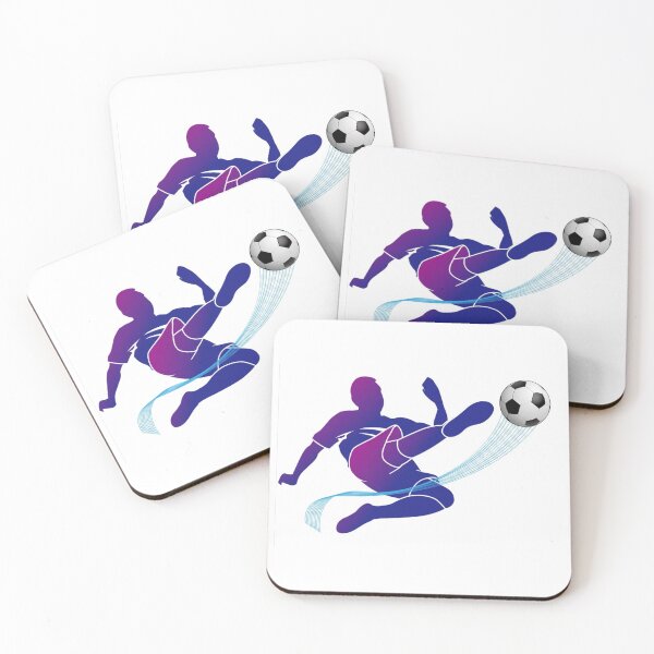 Item preview, Colorful football/ soccer player  designed and sold by nydollarslice.