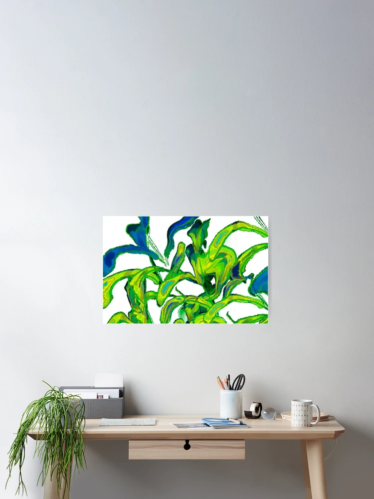 Thumbnail 2 of 3, Poster, Abstract Garden designed and sold by MarcSabuncu.