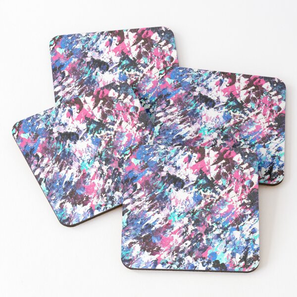 Item preview, Blue and Pink Abstract Design designed and sold by Kitslam Art.