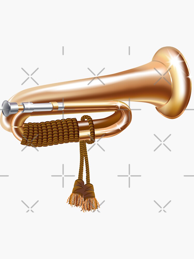 The Bugle Sticker for Sale by Smaragdas