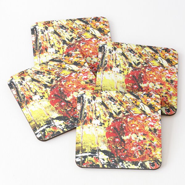Item preview, Apple Art - Abstract Apple Food Art designed and sold by Kitslam Art.