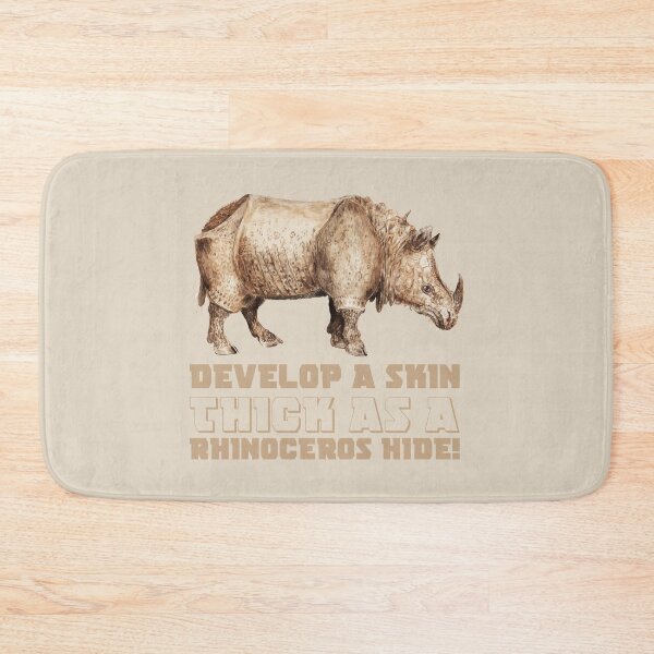Item preview, Rhinos have a thick skin! designed and sold by TeeZoneZtore.