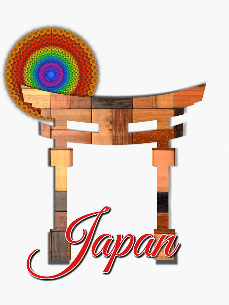 Thumbnail 3 of 3, Sticker, Japanese Torii Gate designed and sold by Vk91.