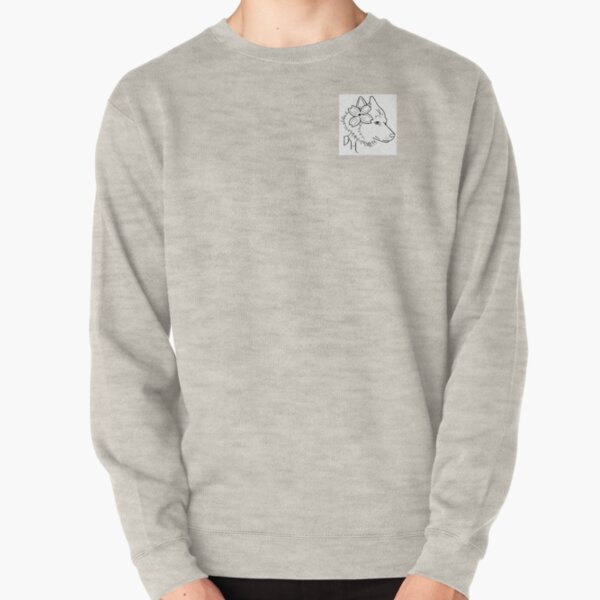 Dogwood House logo - white Pullover Sweatshirt