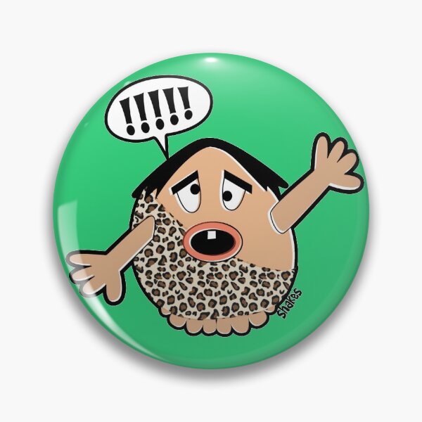 Item preview, TARZaN!!!!: A Funny Retro Kitschy Caveman Friend designed and sold by KimShakes.