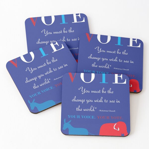 Item preview, You must be the change - Vote designed and sold by Shedreamz.