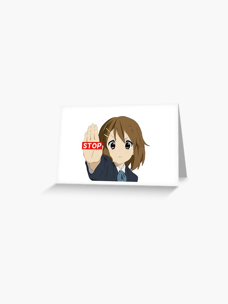 Yui Hirasawa stop K-On! | Postcard