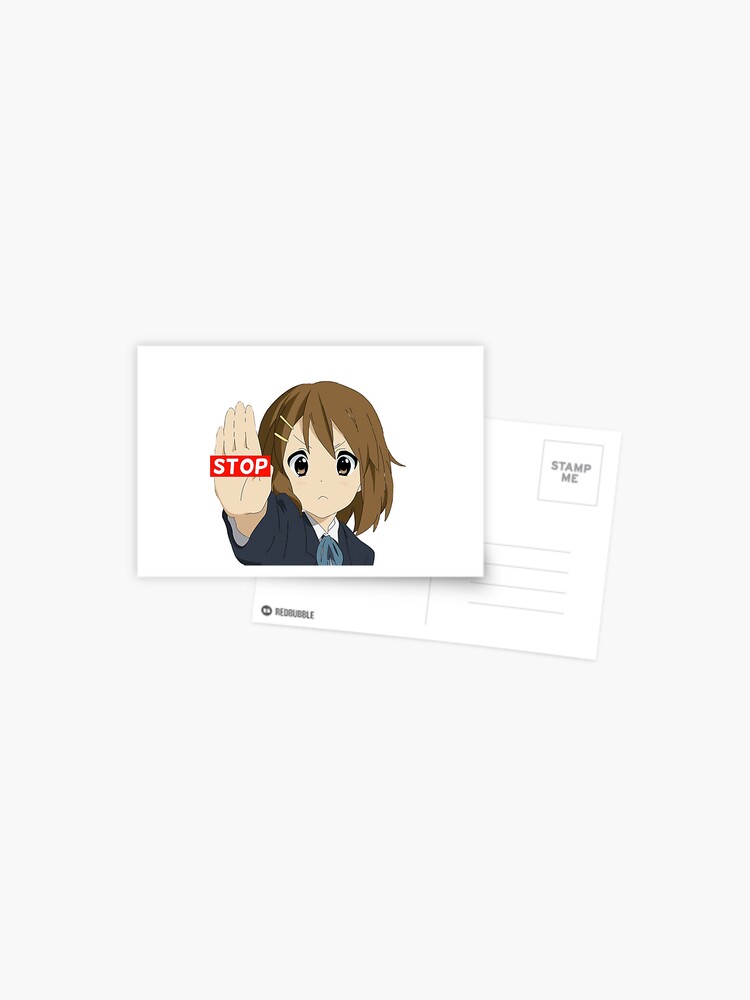 Yui Hirasawa stop K-On! | Postcard