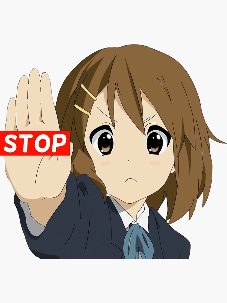 Yui Hirasawa stop K-On! | Postcard