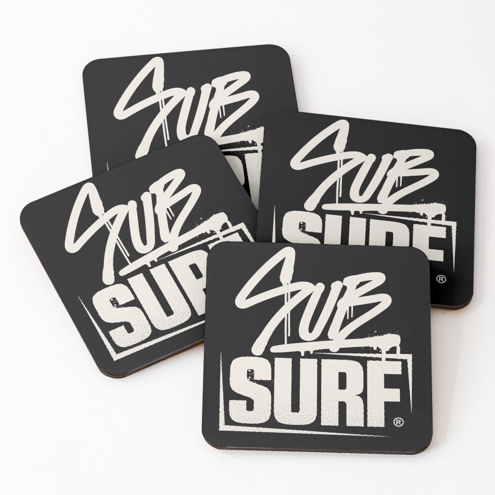Sub Surf Logo - Subway Surfers Coasters (Set of 4)