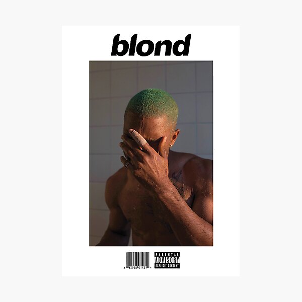 Frank Ocean - Blonde Photographic Print