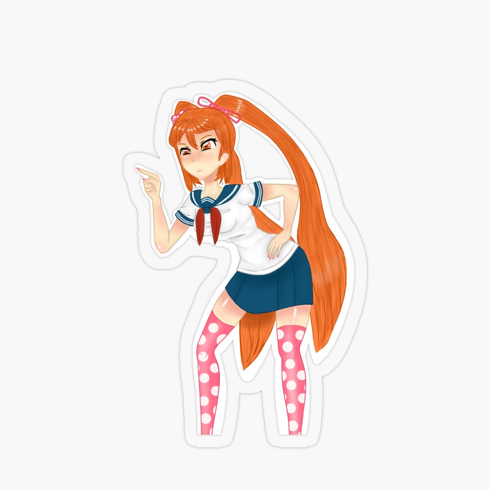 Yandere Simulator - Chibi Osana Najimi (Uniform 4) Sticker for