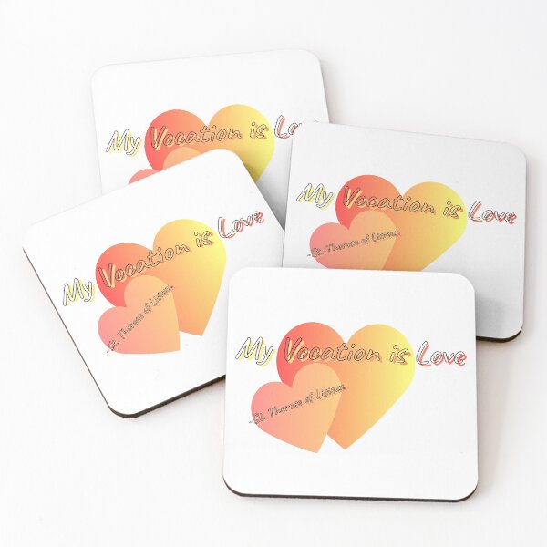 Item preview, My Vocation is Love - St. Therese of Lisieux quote designed and sold by 21stCsaints.