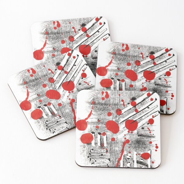 Item preview, Black & White and Red all Over designed and sold by Linda Lees.