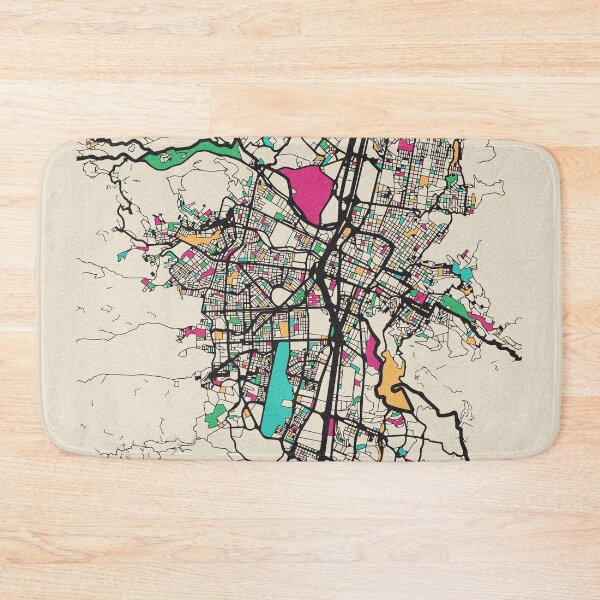 Item preview, Medellin, Colombia Street Map designed and sold by A Deniz Akerman.