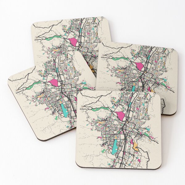 Item preview, Medellin, Colombia Street Map designed and sold by A Deniz Akerman.