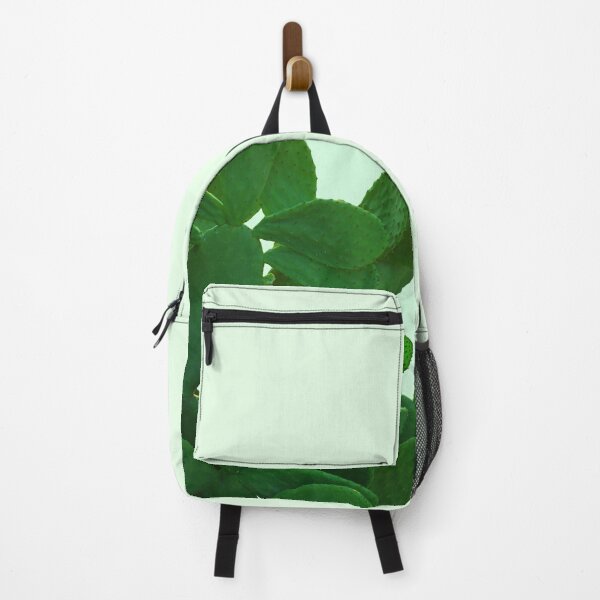 Item preview, Modern nature green cactus on light blue designed and sold by by-jwp.