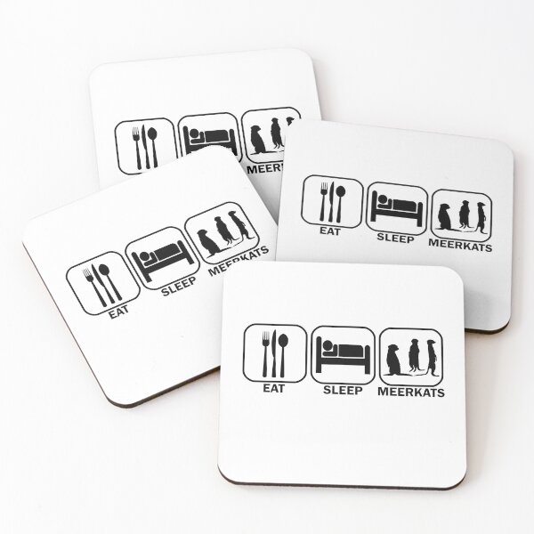 Item preview, Eat Sleep Merkat's funny meerkat saying Zoo designed and sold by DerNerd.
