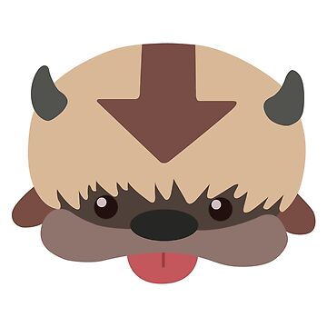 Artwork thumbnail, Appa - Cartoon (no outline) by hopperograss