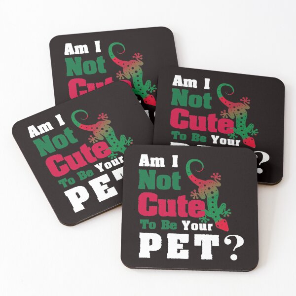 Item preview, Am I Not Cute To Be Your Pet? - Funny Green, Red Lizard For World Lizard Day designed and sold by leo121687.