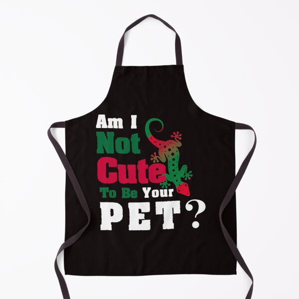 Item preview, Am I Not Cute To Be Your Pet? - Funny Green, Red Lizard For World Lizard Day designed and sold by leo121687.