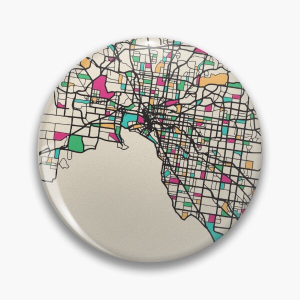 Item preview, Melbourne, Australia Street Map designed and sold by A Deniz Akerman.