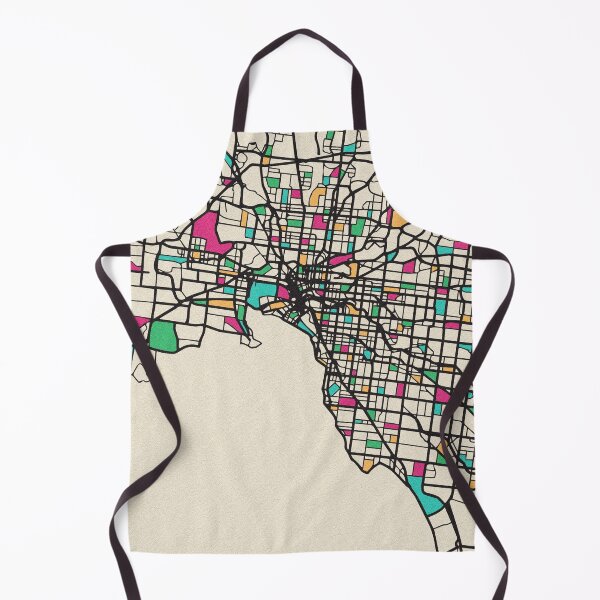 Item preview, Melbourne, Australia Street Map designed and sold by A Deniz Akerman.